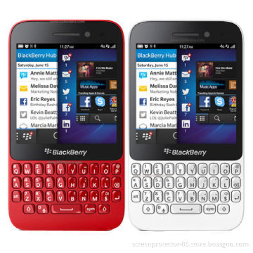 Anti-UV/Blue Light Screen Protector Film, Suitable for Blackberry Q5